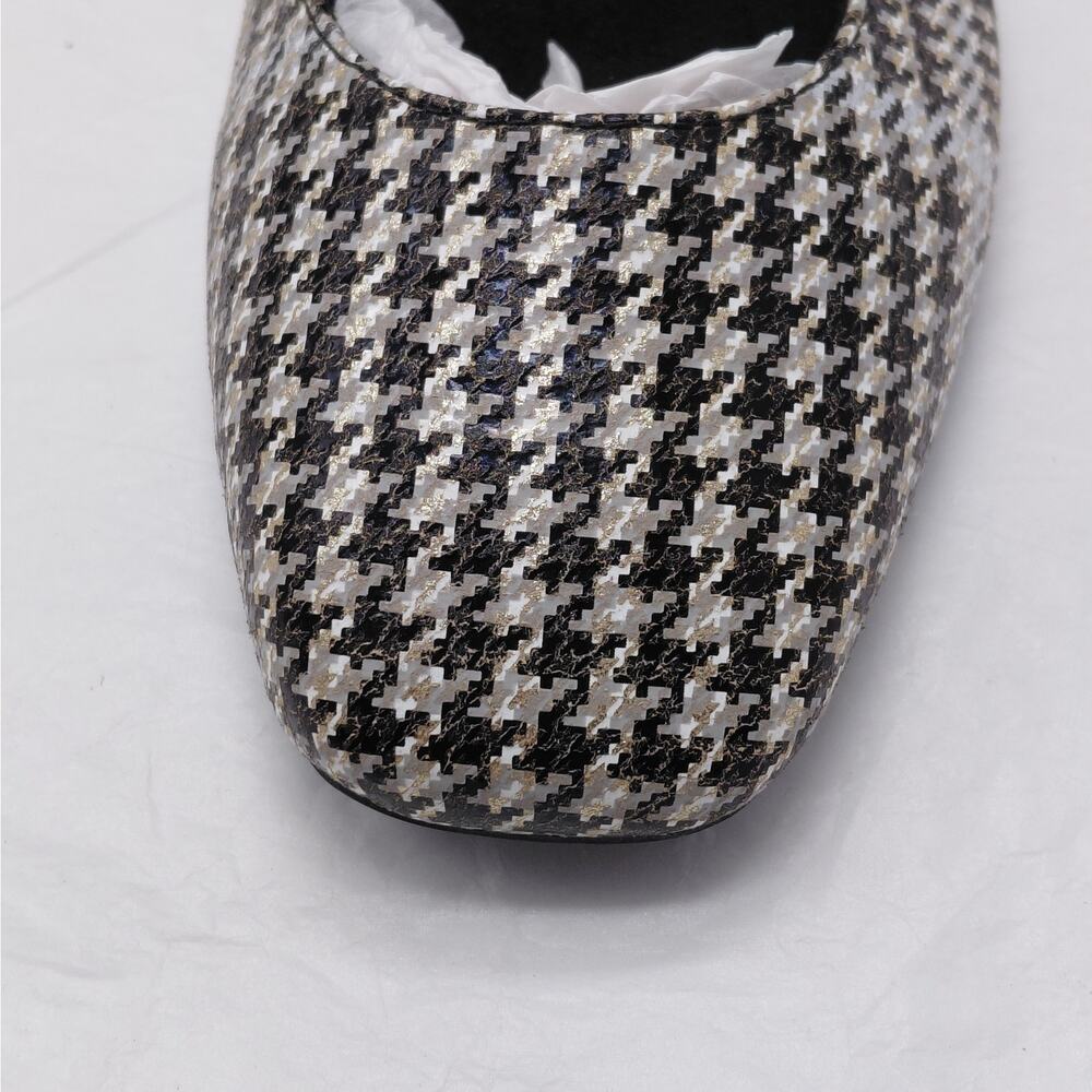 Vionic Mary Jane Ballet Flats Womens Size 6 Houndstooth Plaid Comfort Shoes - Picture 10 of 13